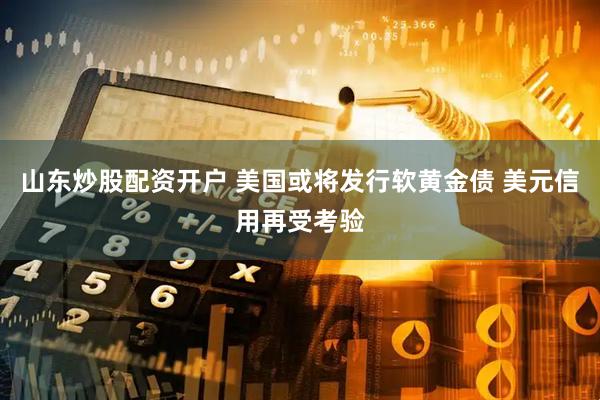 山东炒股配资开户 美国或将发行软黄金债 美元信用再受考验